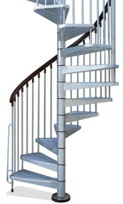 Galvanized Spiral Staircases
