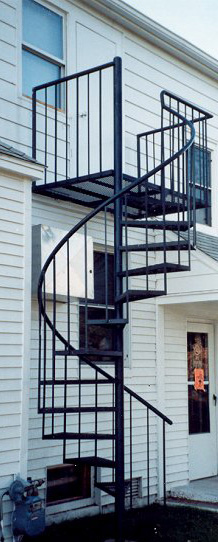 Outdoor Spiral Staircases
